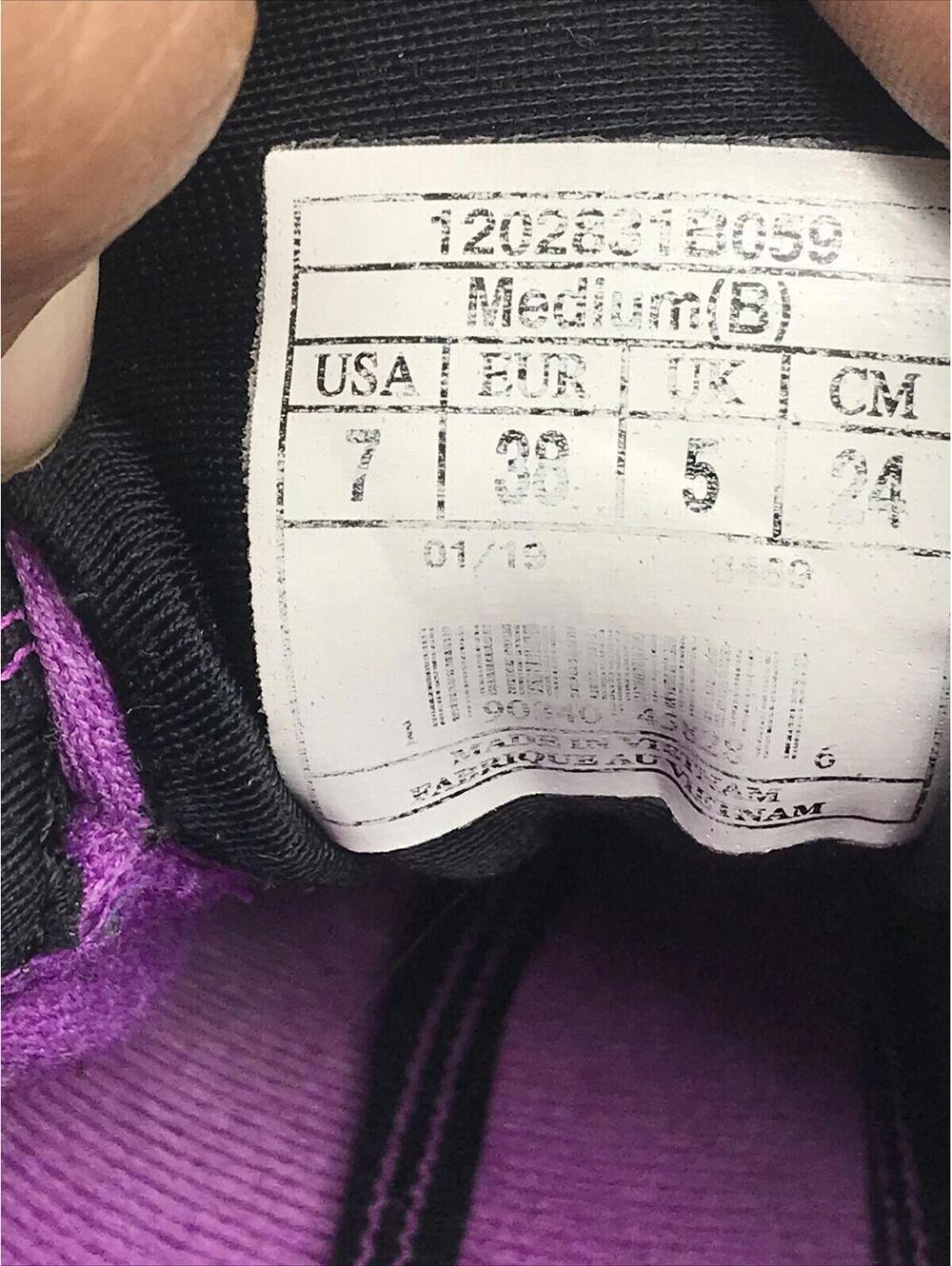 Brooks Glycerin 17 Women Sz 7 B Black Purple Running Shoes 1202832B059 - Picture 4 of 10